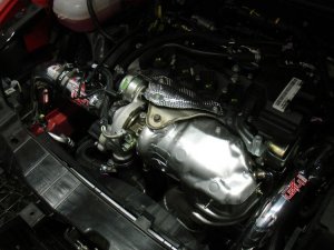 Dodge Dart Intercooler Hot/ Cold Pipes - Injen - Black